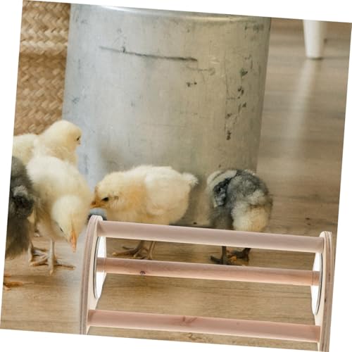 POPETPOP Roosting Bar for Hens and Chicks Wooden Coop Stand for Indoor Outdoor Use Promotes Healthy Growth and Activity for Enhanced Wellbeing