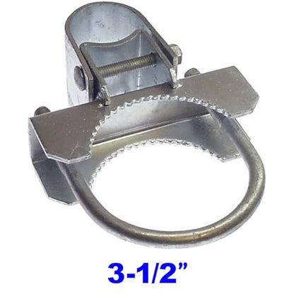 Chain Link Fence Bull Dog Commercial Duty Gate Hinge-for 3-1/2" Outside Diameter Gate Post/Pipe & 1-5/8" Thru 1-7/8" Gate Frames CASE Qty 10 - size: 3-1/2" Post - 10 Pack
