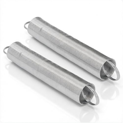 2 Pieces Extension Spring, Electric Fence Gates Stainless Steel 16 Feet Fence Spring Gate Closer for Livestock Pastures ﻿