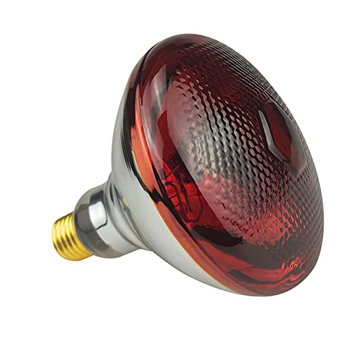 2 Pack 250W Red Heat Lamp Infrared Bulbs PAR38 Glass Lamp Bulb for Food Service, Brooder Bulb, Chicks, Pet, Bathroom, Light Therapy Use E26 Base, Flood Light Heat Lamp. - size: STD-250W