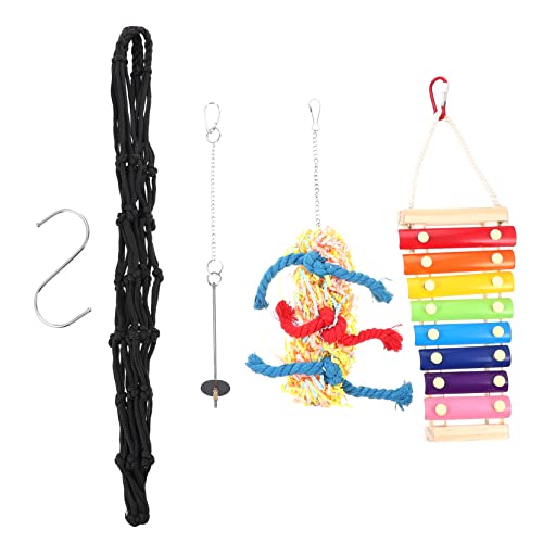 Toyvian 1Set Funny Hanging Chicken Plaything with Foraging for Roosters Materials and Loneliness for Poultry and Other