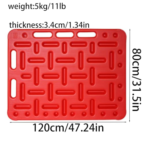 Livestock Sorting Panel with Paddle, Animal Guide Board Sturdy and Lightweight, Animal Guide Board Sturdy and Lightweight Durable Livestock Panels to Guide Cattle, for Hogs Sheep,Red,C - size: C