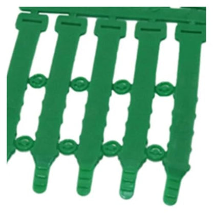 200 Pcs Farm Animal Foot Ring Chicken Quail Pigeon 5 Colors Pet Bird Soft Quality PVC(Green) - color: Green