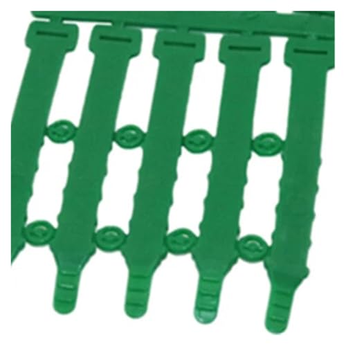200 Pcs Farm Animal Foot Ring Chicken Quail Pigeon 5 Colors Pet Bird Soft Quality PVC(Green) - color: Green