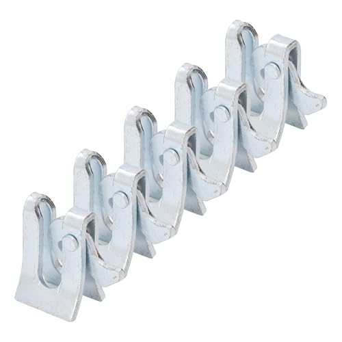 Pig Fence Door Latch, Thickened Galvanized Steel Farm Gate Latch, L Shape Lock Bolts for Farrowing Bed, Nursery Bed & Farm Enclosure Doors (Wall Thickness 4.5mm)
