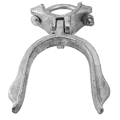 1-5/8" x 2-3/8" (2-1/2") Chain Link Fence Gate Fork Latch - Commercial Heavy Duty - Malleable - Galvanized Gate Latch with Hole for Padlock - size: 1-5/8" x 2-3/8" (2-1/2")
