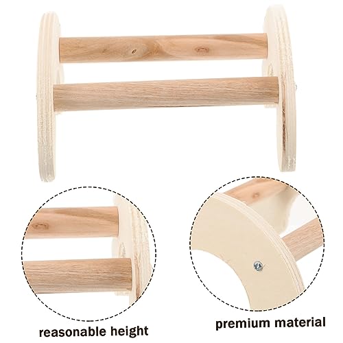 Beaupretty Wooden Chicken Perch Stand for Birds and Roosting Bar for Chickens and Parrots Easy to Install Promotes Fun and Exercise for and Cages