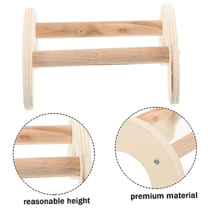 Beaupretty Wooden Chicken Perch Stand for Birds and Roosting Bar for Chickens and Parrots Easy to Install Promotes Fun and Exercise for and Cages