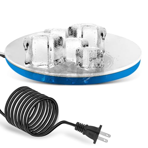 FANFX Poultry Drinker Water Heater Base 120 Watts Chicken Water Heater Warmer for coop Winter