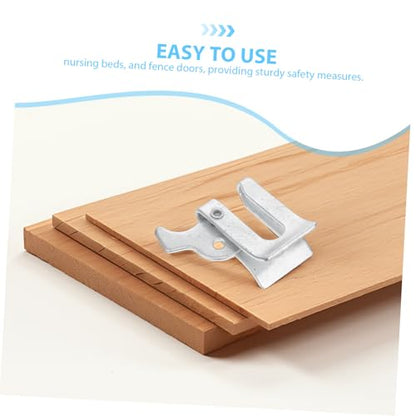 5pcs Fence Latch Locking for Farm Gates and Nursery Beds Resilient Stamping Design for -Term Use and Heavy Duty Performance