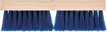 Carlisle FoodService Products 36193P14 Blue Color, 10" Polypropylene Deck Scrub Brush (Pack of 12) - size: 10 inches (Pack of 12)