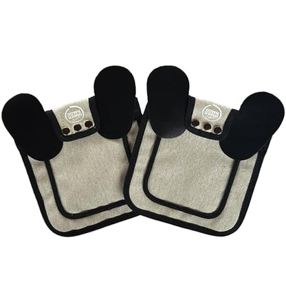 DOWN UNDER OUTDOORS 2 Pack Small Chicken Saddles for Bantams and Young Birds, Includes Shoulder Covers (Insulated Small Light Grey) - color: Insulated Light Grey