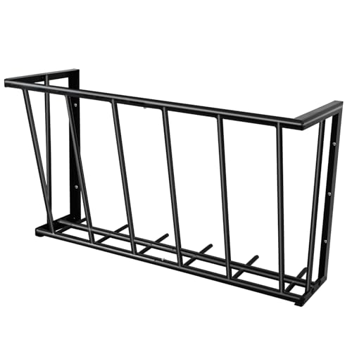 Hay Rack Wall Mount- 27’’ Hay Feeder for Horse, 16 Gallon Capacity Easy Install & No Wast Design Metal Corner Hay Feeder for Goat| Idea for Sheep, Livestock Feeders Hanging Indoor/Outdoor - size: 27'' Long