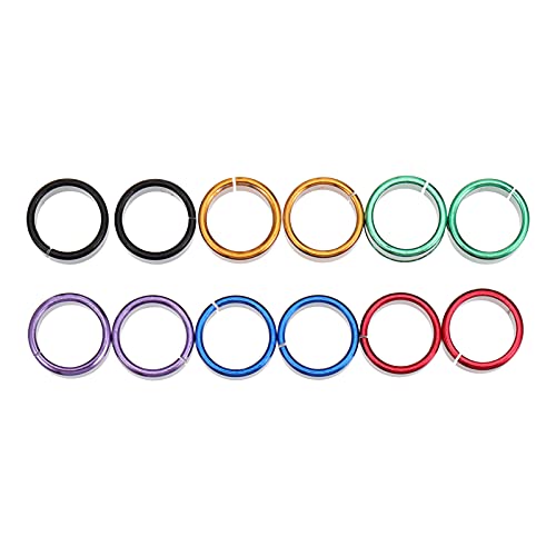 12pcs Bird Leg Bands Identification for Chickens and Parrots Easy to Use and for Marking and Managing Birds