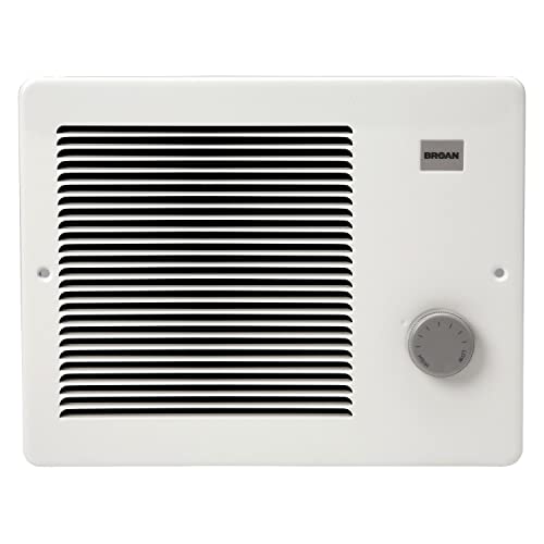 Broan-NuTone 170 Wall Heater, Painted Grille, 500/1000 Watt 120 VAC, White Enamel Steel - size: 500/1000W