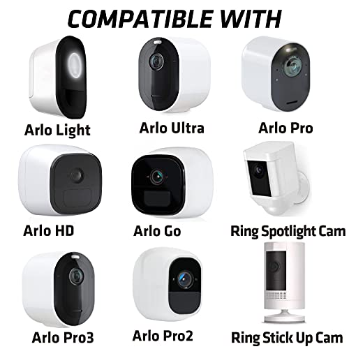 Camera Bracket Mount 3 Pcs Security Wall Mount for Oculus Sensor Arlo, Arlo Pro,Metal Security Camera Bracket Outdoor Indoor Oculus Rift Mount Bracket 360° Rotation 1/4" Screw Camera Wall Mounts