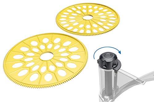 Brinsea Semi-Automatic Egg Turning Mechanism Accessory 2-Piece Set for Maxi II Eco Manual Incubator, Standard Disk for 14 Hen/Bantam Eggs Plus Small Disk for 40 Pheasant/Quail Eggs