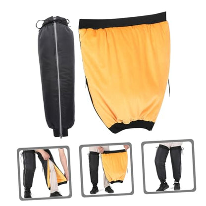 Healifty Outdoor Calf Gaiters for Motorcycle Riding Insulated Windproof Leg Covers with Reflective Material for Night Visibility for Cold Weather and Electric Bike Use