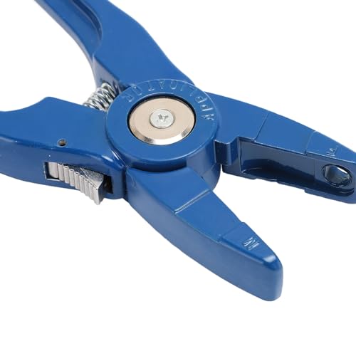 FLEXMAN Livestock Ear Tag Applicator, Aluminum Livestock Ear Tag Pliers, Universal Cattle Ear Tagger Ear Tag Puncher Pliers, Cattle Ear Tagger for Cattle, Pigs, Sheep