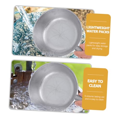 Retro Aluminum Water Scoop Short Handle Deep Feed Ladle Thickened Water Spoon for Livestock Feeding and Kitchen Use Style