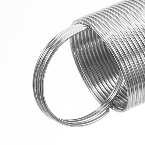 Luxshiny Electric Fence Spring Gate Replacement Stainless Steel Livestock Fence Spring for Pasture Gates Tension Hardware Suitable for Agricultural Fencing