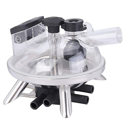 240cc Milking Claw | Food Grade PC & Stainless Steel Milk Collector for Cows/Sheep | Adjustable Pressure Valve, Easy - Hang Design | Milking Machine Accessory