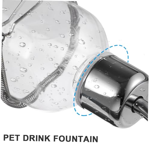 2pcs Plastic Rabbit Water Feeder Hanging Fountain Pet Drinking Bottle for Bunny Guinea Pig Hamster Cage Supply