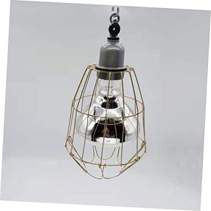 BESPORTBLE 3Pcs Waterproof Heating Lamp Covers Heat-Resistant Bulb Cages for Livestock and Reptile Use Sturdy Protectors Scald Mesh Design
