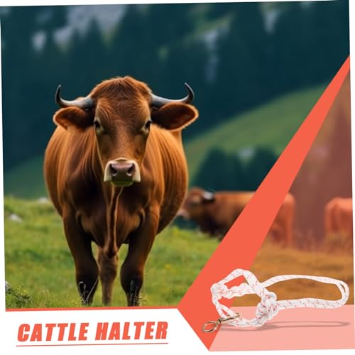 Generic Cattle Traction Halter Wear-Resistant Rope Halter Horse Bridle Alternative Cattle Equipment
