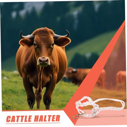 Generic Cattle Traction Halter Wear-Resistant Rope Halter Horse Bridle Alternative Cattle Equipment