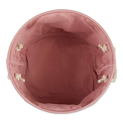 Bone Dry Pet Storage Collection Collapsible Bin, Rose, Medium Round - color: Rose, size: Medium Round