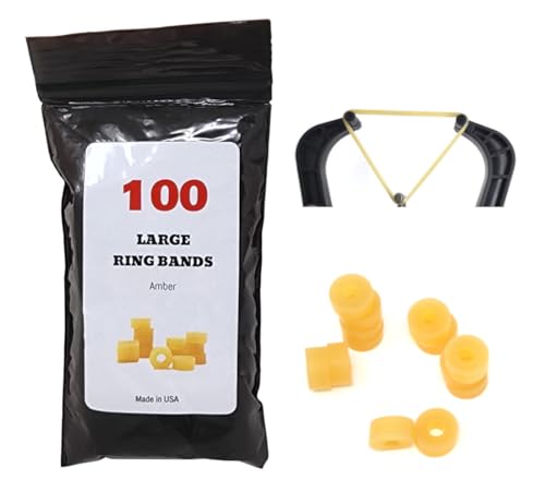 Large Bander Ring Bands 100 Count Bigger Opening Cattle Sheep Goat Band Rings, Made in USA