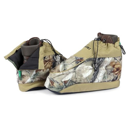 UIIHUNT Insulated Boot Covers, Hunting Boot Insulators, Water-Resistant, Lightweight Warmth, Premium Cold Weather Protection for Hunting, Tree Stand & Saddle Accessories