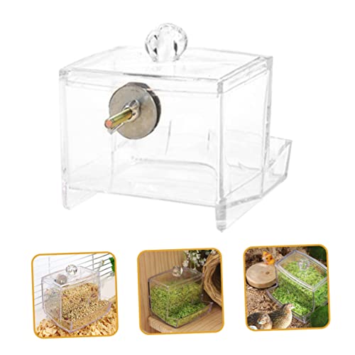 1pack Automatic Feeder Trough No Waste Chicken Feeder for Chicken Enrichment