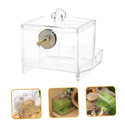 1pack Automatic Feeder Trough No Waste Chicken Feeder for Chicken Enrichment