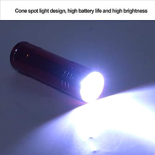 LED Egg Candler Tester High Brightness Cool Light for Poultry Birds (Red) - color: Red