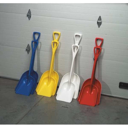 Remco Hygienic Square Point Shovel, Polypropylene Blade, 23 1/2 in L, Yellow 69816-1 Each - color: Yellow, size: 10 inch Blade
