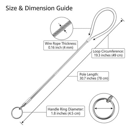 Adjustable Loop Pig Puller for Safe Farrowing Assistance, Essential Livestock Care Supplies and Farm Tools
