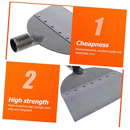Heavy Duty Steel Fowl Manure Shovel Replacement Shovel Head Multi-Purpose Cleaning Tool - size: 30X27X2.5cm
