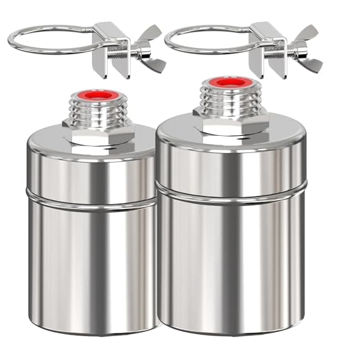 Stainless Steel Automatic Water Level Control Float Valve, 2-Pack, 1/2 inch,304 Grade Side Inflow Design for Water Tanks, Swimming Pools, Livestock Tanks (Inlet water) - style: Inlet water