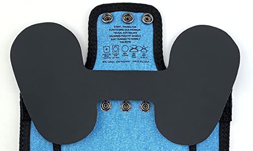 DOWN UNDER OUTDOORS Medium-Large Chicken Saddle with Adjustable Straps, Chicken Apron, Poultry Saver, Pet Supplies, Including Shoulder Cover (Blue) - color: Blue