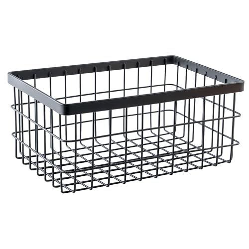 G.E.T. WB-964-MG Rectangular Metal Storage Wire Basket for Pantry, Produce and More, 9" x 6" x 4" - size: 9" x 6", style: 4" Deep