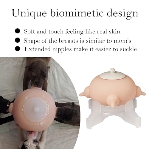 Doggiema Puppy Milk Feeder Nursing Station feeders for Multiple Puppies Milk replacer Dongdong pet L Size(Medium Dog) - size: L Size(Medium Dog)