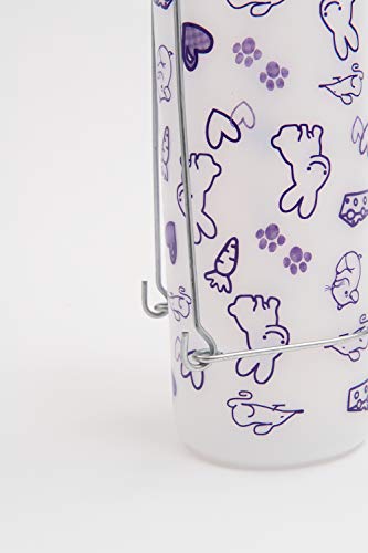 Lixit 32oz Weather Resistant Water Bottles with Heavy Duty Mount for Rabbits and Ferrets (Rabbits) - color: Frosted, size: 32 ounces