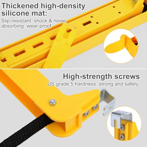 Wells Mini Split Wall Mounting Bracket, Heavy-Duty Support Bracket for Ductless Air Conditioner, Secure & Stable Indoor AC Mount, Easy One-Person Installation, Compatible with Most Mini Split Systems