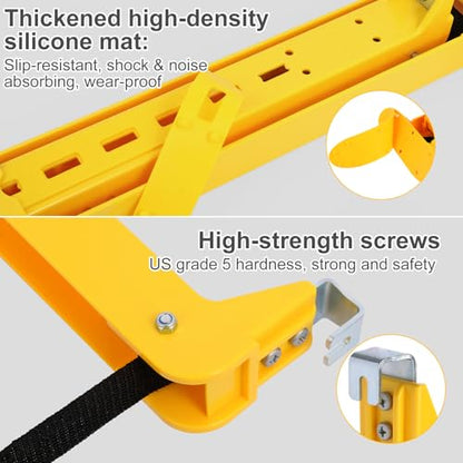 Wells Mini Split Wall Mounting Bracket, Heavy-Duty Support Bracket for Ductless Air Conditioner, Secure & Stable Indoor AC Mount, Easy One-Person Installation, Compatible with Most Mini Split Systems