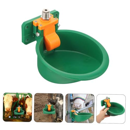 ERINGOGO 2pcs Automatic Goat Sheep Water Bowl Plastic Livestock Drinking Dispenser Float Valve Suitable for Cattle and Pigs Easy to Use Automatic Waterer