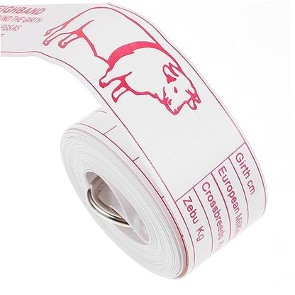 GANAZONO Cattle Weight Measuring Tape Multi Functional Livestock Measurement Tool for Cattle Pigs Horses Compact and Portable Design for and Accurate Weight Tracking