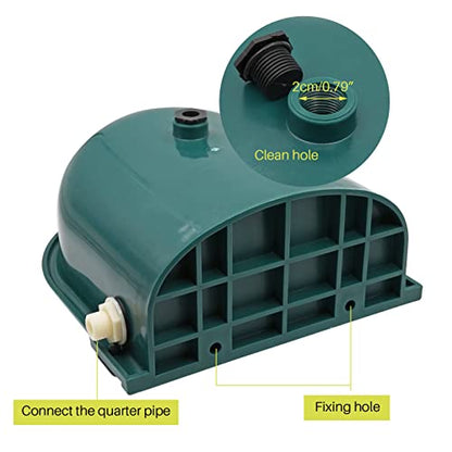 Automatic Water Bowl for Dog, Dog Water Bowl Dispenser with 2 Float Valve and 80cm Pipe, Livestock Water Trough for Horse Cattle Goat Pig Farm Supplies