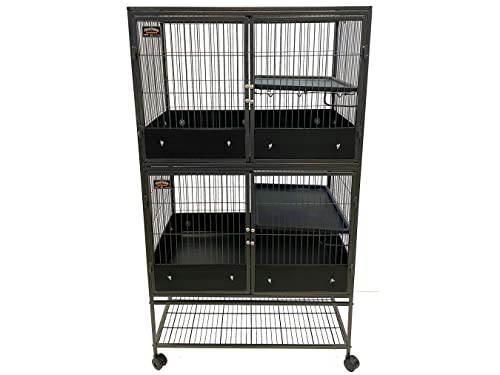 Scatter Guards for Ferret Nation Critter Nation Cage (Double, Black) - size: Double